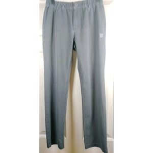 Huk Next Level Fishing Pants Boys Youth Large YL Gray Elastic Waist Stretch Sun